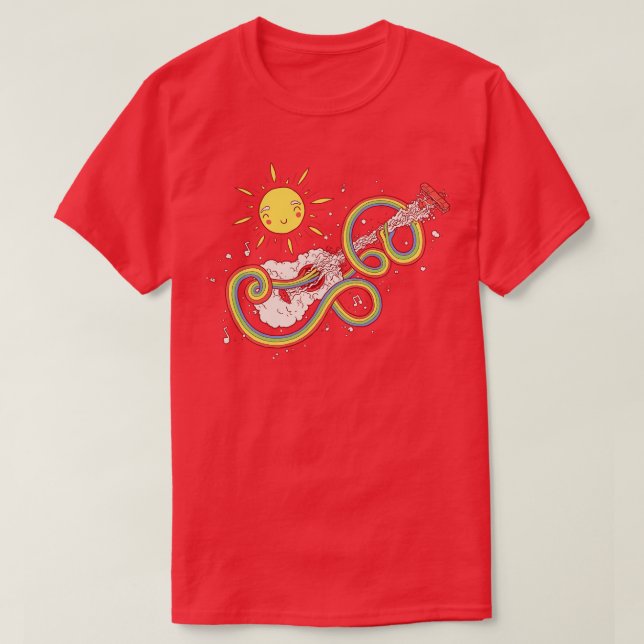 Luftgitarre T-Shirt (Design vorne)