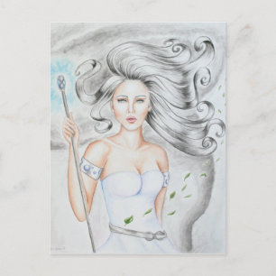 Luftgoddess-Postkarte Postkarte