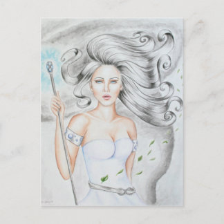 Luftgoddess-Postkarte Postkarte