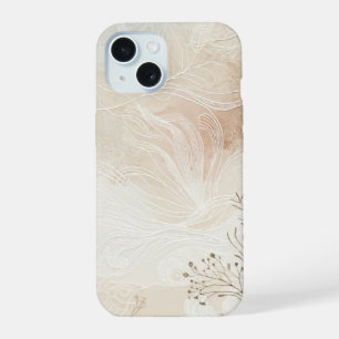 Luftige Böhmische Botanische Florale String-Art-Ge iPhone 15 Hülle