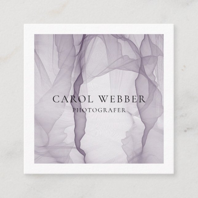 Luftige und helle Visitenkarte (Vorderseite)