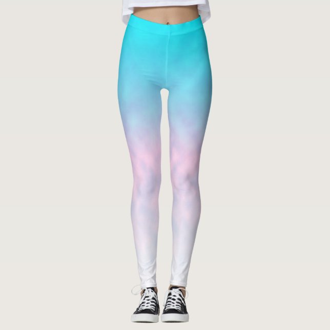 Luftiges Verblassen Leggings (Vorderseite)