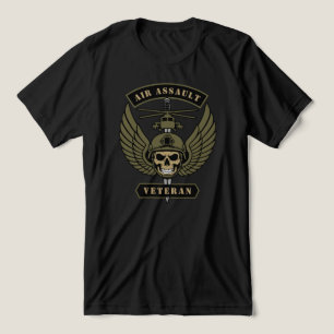 Luftkampfveteran-Taktisches Emblem Tri-Blend Shirt
