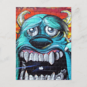 Luftkissenmonster Postkarte