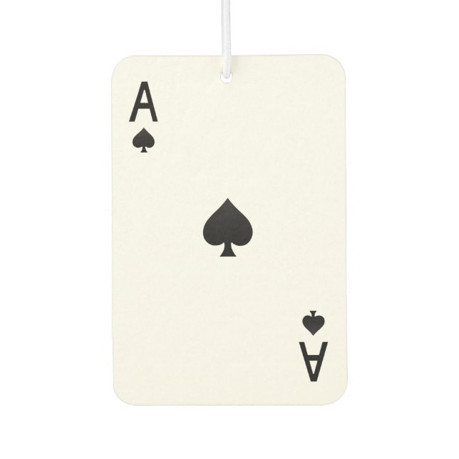 Luftkühler - Ace of Spades Autolufterfrischer (Vorderseite)