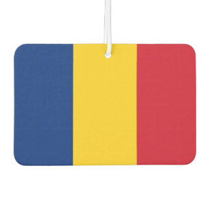 Luftkühler mit der Flagge Rumäniens Autolufterfrischer