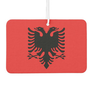 Luftkühler mit Flagge Albaniens Autolufterfrischer