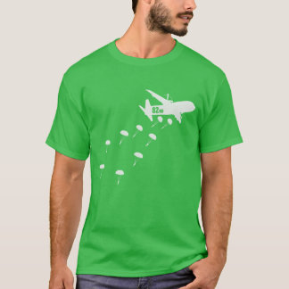 Luftlandeeinheit 82ND Flugzeug Sprung Freund T-Shirt