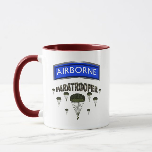 Luftlandefallschirmspringer  tasse (Links)