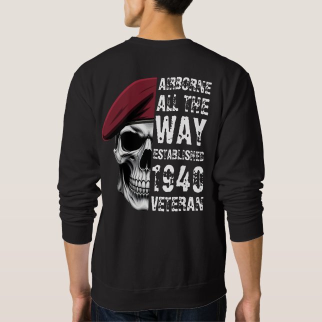 Luftlandeverein-Veteran Sweatshirt (Rückseite)