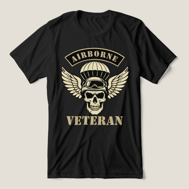 Luftlandeveteran Tri-Blend Shirt (Design Vorderseite)
