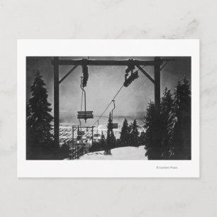 Luftlinie City ab Crouse Berg Sessellift Postkarte