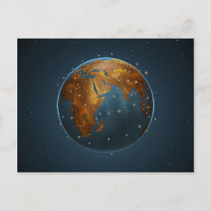 Luftlinien 2 postkarte