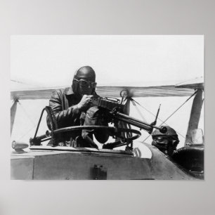 Luftmaschinenwaffenzielpraxis - WW1 Poster