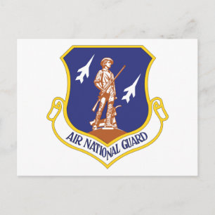 Luftnationalgarde Militärveteran Postkarte