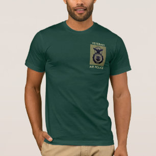 Luftpolizei-Veteranen-Tarnungs-Shirt-Luftwaffe T-Shirt
