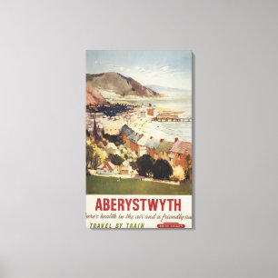 Luftpost Britische Eisenbahnplakat Leinwanddruck