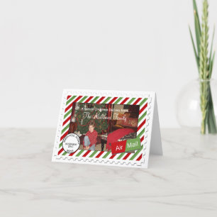 Luftpost-Feiertags-Foto-Weihnachtskarten Feiertagskarte