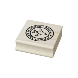 Luftpost-Flugzeugstempel Gummistempel