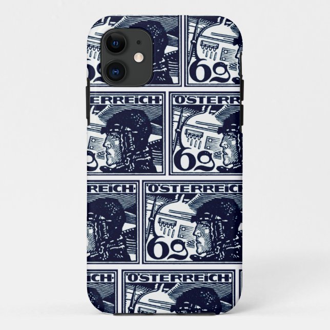 Luftpost Österreich 1925 Case-Mate iPhone Hülle (Rückseite)