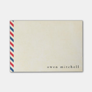 Luftpost-personalisierte Post-Itanmerkung Post-it Klebezettel
