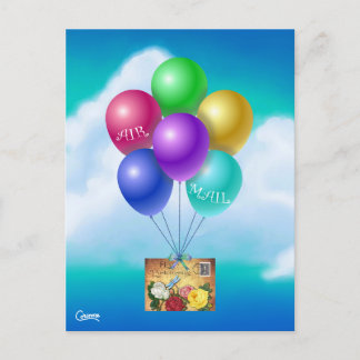 Luftpost - Vintag - Postkarte