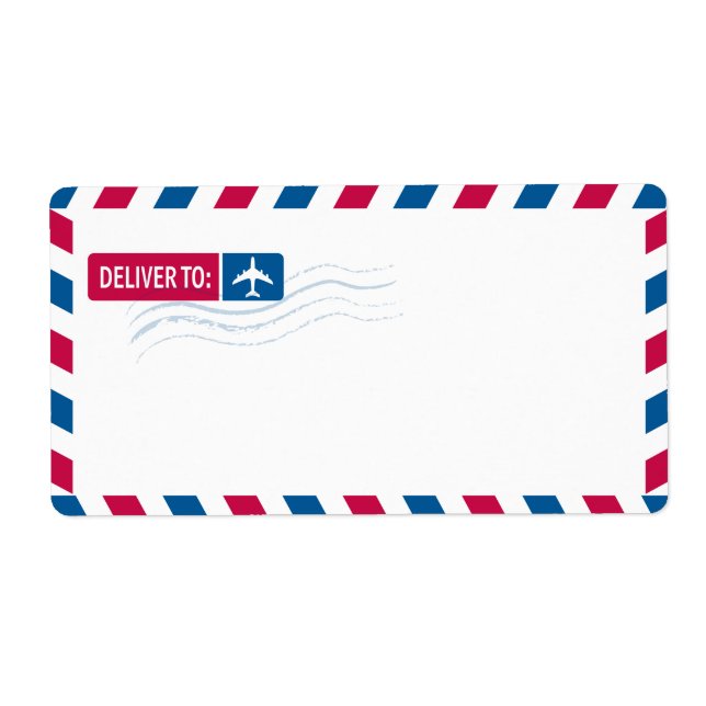 Luftpostadresse | LIEFERN AN: (Vorne)