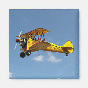 Luftpostbiplane Magnet
