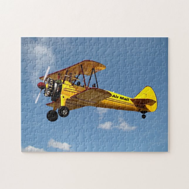 Luftpostbiplane Puzzle (Horizontal)