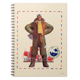 Luftpostpilot Notizblock