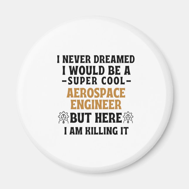 LUFTRAUMENGINEER MAGNET (Vorne)