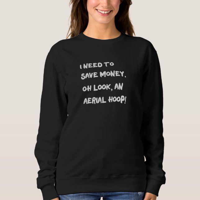 Luftreifen Luftakrobatik für Frauen und Mädchen Sweatshirt (Vorderseite)