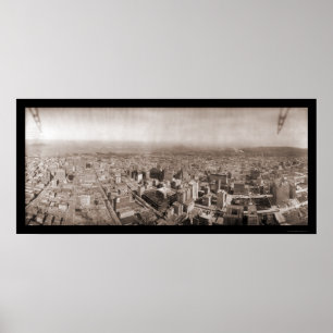 Luftsan francisco Foto 1908 Poster