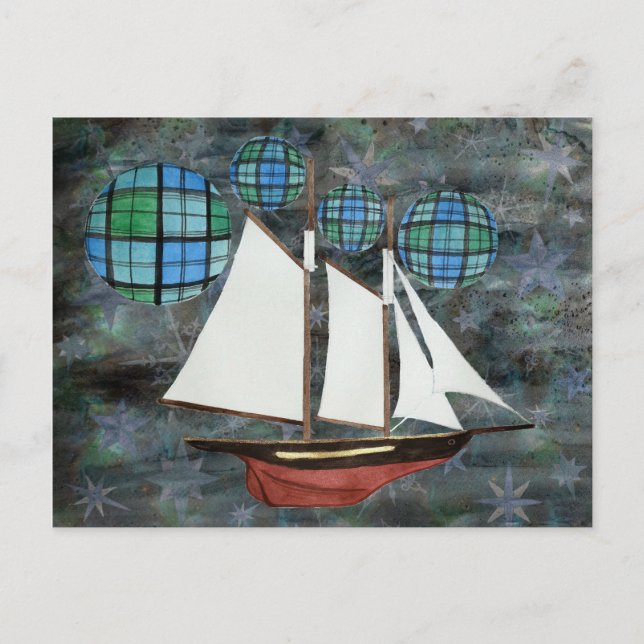 Luftschiff Campbell Postkarte (Vorderseite)