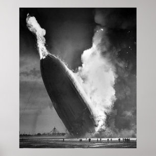 Luftschiff‑Hindenburg‑Unglück ca. 1937 Poster