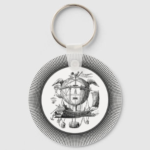 Luftschiff Schlüsselanhänger