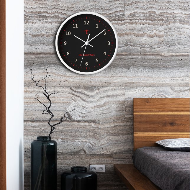 Luftschiff-Uhr dunkel Uhr (Von Creator hochgeladen)