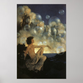 Luftschlösser, Maxfield Parrish Vintag Poster