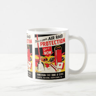 Luftschutz Kaffeetasse