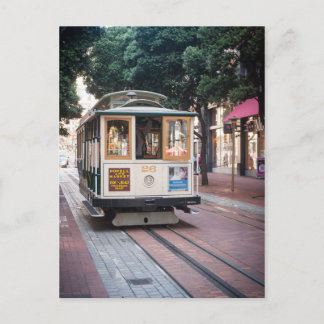 Luftseilbahn von San Francisco Postkarte