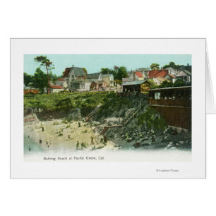 Luftsicht auf den Badestrand