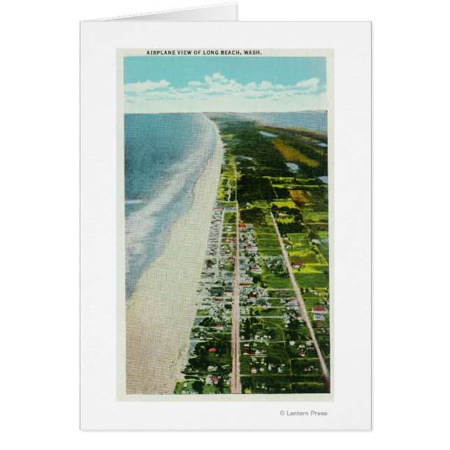 Luftsicht auf den Strand (Vorne)