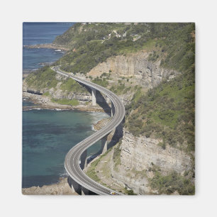 Luftsicht auf Sea Cliff Bridge in der Nähe von Wo Magnet