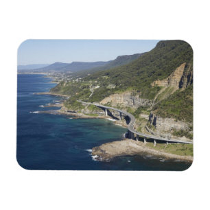Luftsicht auf Sea Cliff Bridge near Wollongong, 2 Magnet