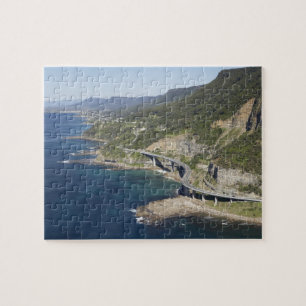 Luftsicht auf Sea Cliff Bridge near Wollongong, 2 Puzzle