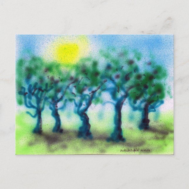 Luftspucke Bäume ... Mark Edward Westerfield Postkarte (Vorderseite)