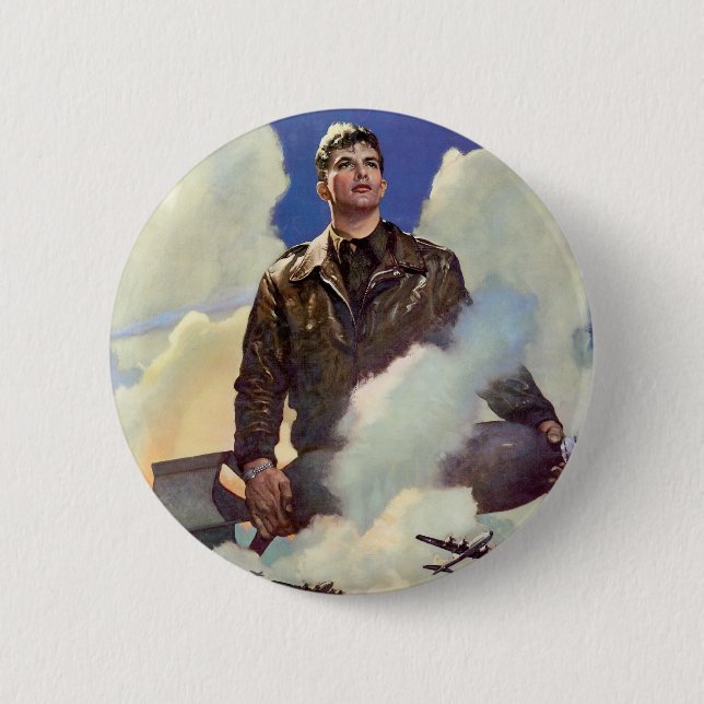 Luftstreitkräfte der Armee Button (Vorderseite)