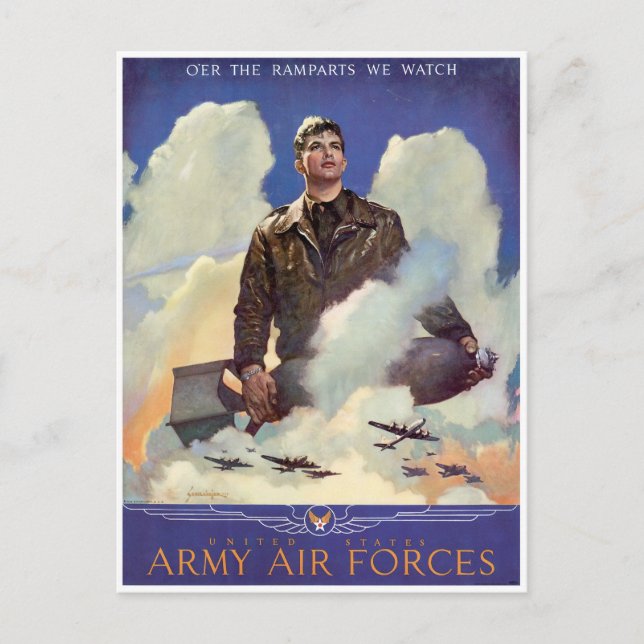 Luftstreitkräfte der Armee Postkarte (Vorderseite)