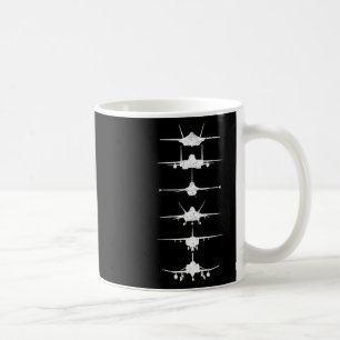 Luftstreitkräfte Kampfjets F-4 F-111 F-15 F-16 F-2 Kaffeetasse