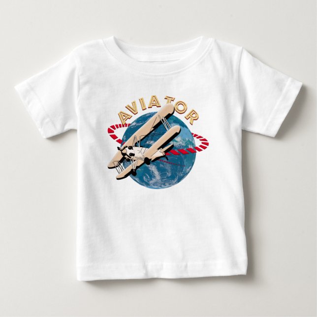 Lufttransporter auf der Welt Baby T-shirt (Vorderseite)